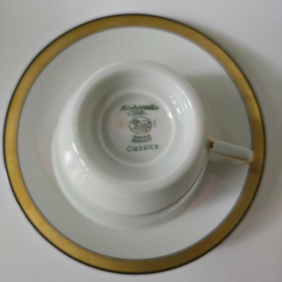 Aragon By Hutschenreuther Footed Cup And Saucer - Picture 12 of 13